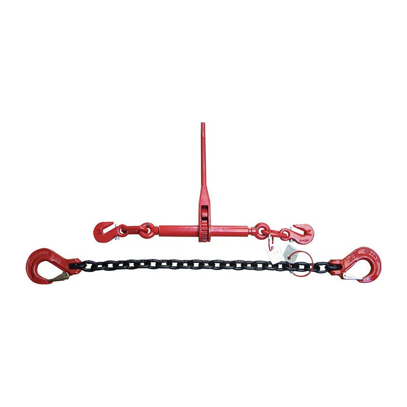 Chaîne d'arrimage en deux parties, classe de qualité 8, 3,0 m, épaisseur 10 mm, force de traction 6300 daN 1575 daN Promat