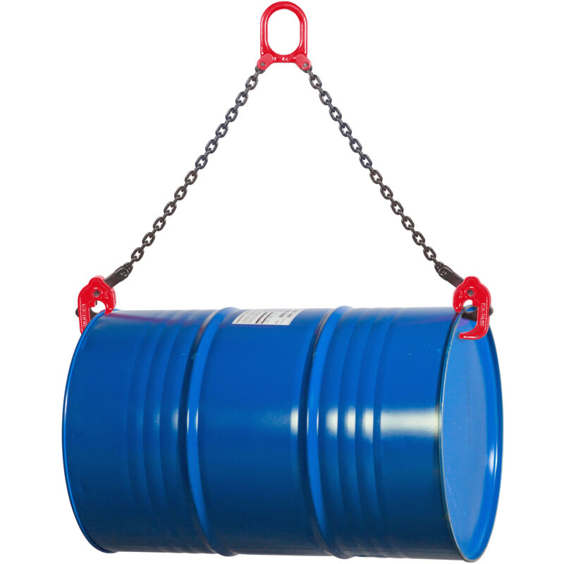 Chaîne de levage pour fûts de 200l deux brins 500kg Mw Tools VTHK500