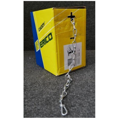 Chaîne de nuds en acier galva charge 700N longueur 30m P1 Ep 2.5mm CHK27K pour ancrage et suspnsion Caddy Nvent