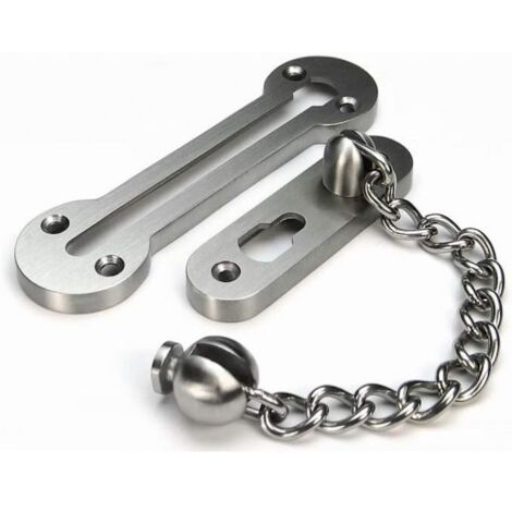 Chaîne de porte coulissante de sécurité extra épaisse en acier inoxydable massif 304 pour porte d'entrée-AquaForge
