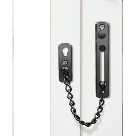 Chaîne de porte extra épaisse Serrure de porte en acier inoxydable 304 Serrure de porte robuste Chaîne de porte antivol