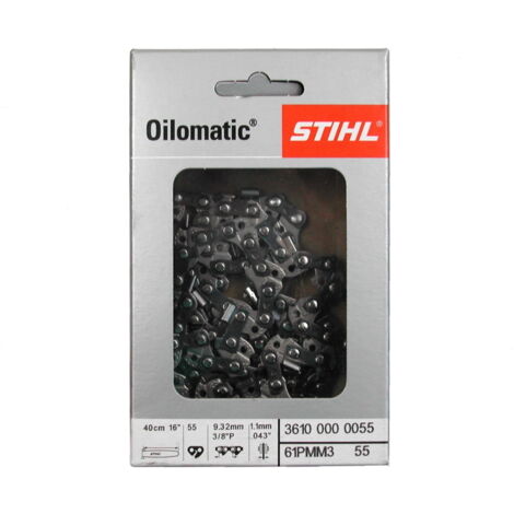 Chaîne de scie pour Stihl Picco Micro Mini 3 (PMM3) 3/8P 1,1 mm 40 cm 36100000055