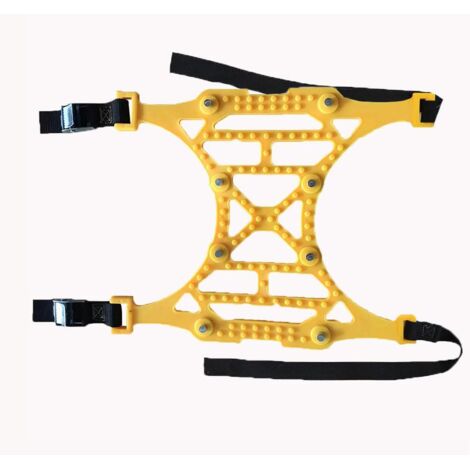 Chaîne de sécurité antidérapante pour pneus en TPU et alliage, kit 1/3/6 unités, 165-285mm, idéale pour voitures et SUV en conditions hivernales.