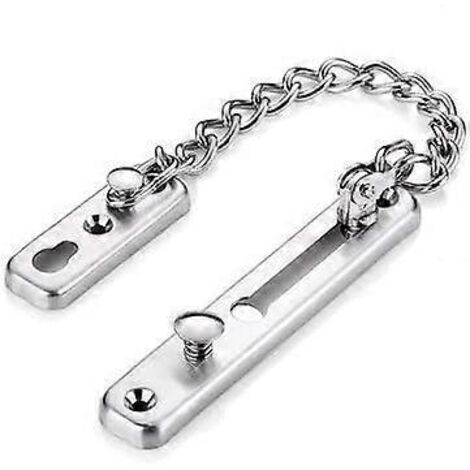 Chaîne de sécurité de porte en acier inoxydable, chaîne de porte, loquet de porte