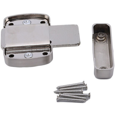 Chaîne de sécurité de porte en alliage de zinc, verrou de porte fixe pour la maison, verrou de porte de salle de bain-AquaForge