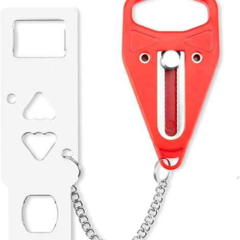 Chaîne de sécurité pour porte, cadenas portable pour porte, chaîne de sécurité pour porte-AquaForge