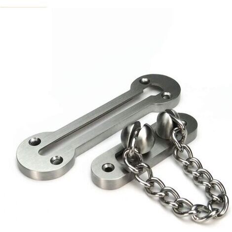 Chaîne de sécurité pour porte coulissante d'entrée, en acier inoxydable 304 de 3 mm d'épaisseur