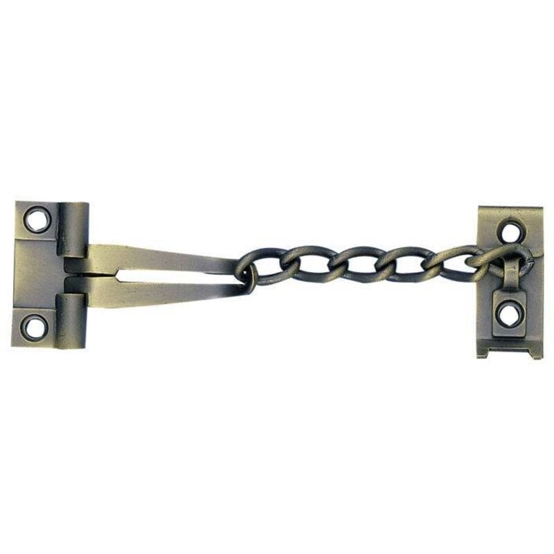 Entrebâilleur de sécurité chain en acier pour porte couleur bronze longueur 120mm Socona C3
