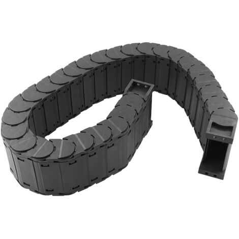 Chaîne de traînage de câble, porte-fil en Nylon, entièrement fermé, série à faible bruit, remorquage de réservoir, 30x125, 1 mètre
