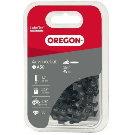 Chaîne de tronçonneuse OREGON 3/8' 50 maillons 1,1 mm