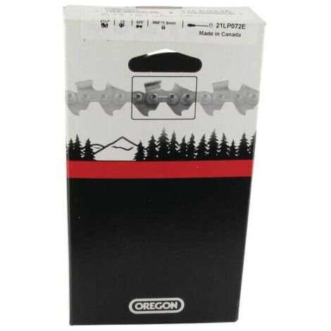 Chaîne de tronçonneuse Oregon ,325" 1,5mm 68 maillons Powercut en boite - 21LPX068E ref 21LGX068E