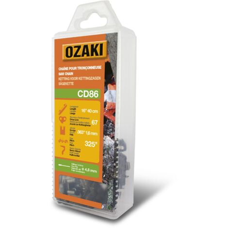 Chaîne De Tronçonneuse Ozaki Sous Coque Semi Carrée: 325'' 063 (1,6mm) 67 Entraîneurs ( E67 )