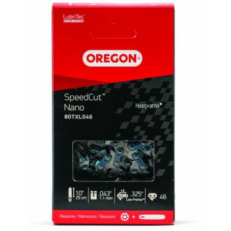 Chaine de tronçonneuse Stihl et Husqvarna Oregon 80TXL046E SpeedCut Nano