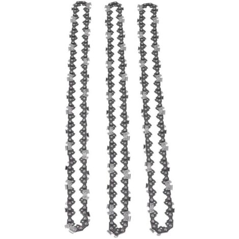 Chaîne de Tronçonneuse Universelle 3/8" Pas 1.3mm - 3 Pièces pour Craftsman 16" 55DL