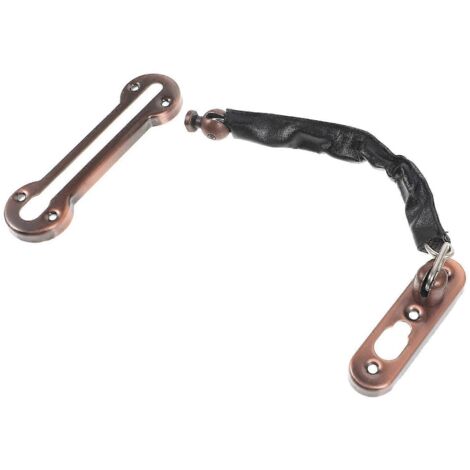 Chaîne de verrouillage de porte en acier inoxydable. Loquet de sécurité pour porte d'entrée ou portail intérieur. Sécurité renforcée.-AquaForge