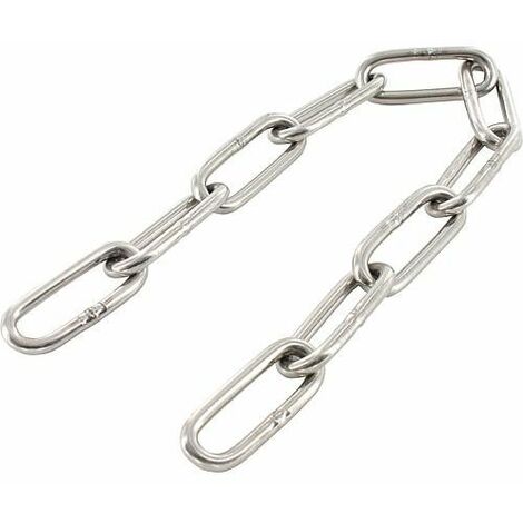 Chaine inox A4 maillons longs d2,0mm, Longueur: 100m