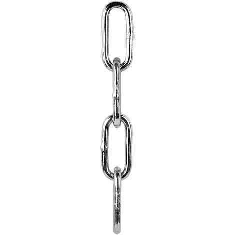 Chaîne longue droite 4mm acier zingué 25m - CHAUBEYRE - 8740030
