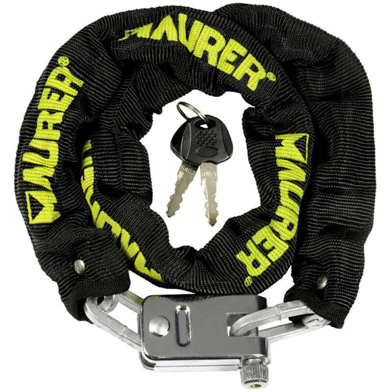 Chaîne moto revêtue carrée 6x90 cm.