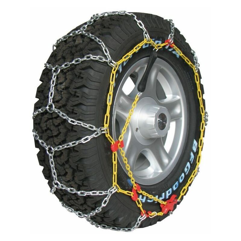 Polaire - Chaine neige 4x4 utilitaires 16mm pneu 205/45R16 robuste et fiable - Argent