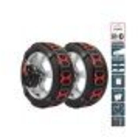 Chaîne neige montage frontal pour véhicules non chainables tension automatique pour pneu 185/80R13 Polaire 0050-PXGA-34.