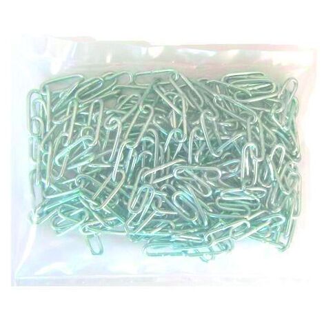 Chaîne ordinaire soudée acier zingué en sac de 12.5 mètres - Diamètre de chaîne (fil) : 6 mm - VIGOUROUX