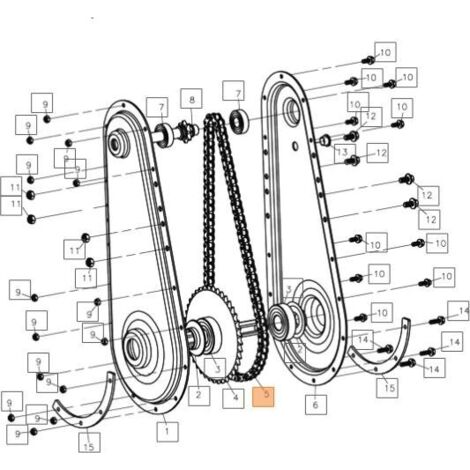 CHAÎNE ORIGINALE EMAK L66151109