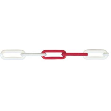 Chaine plastique noir/jaune 6 mm x 25 m (Par 25)