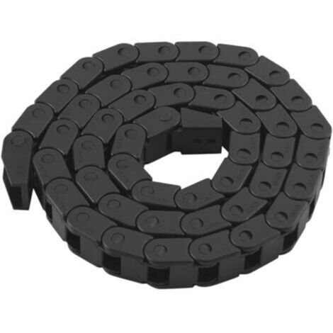 Chaîne Porte-Câbles 10 × 10 mm, Chaîne Porte-Câbles Dimpression 3D, pour Machine de Routeur CNC pour Imprimante 3D, Noir