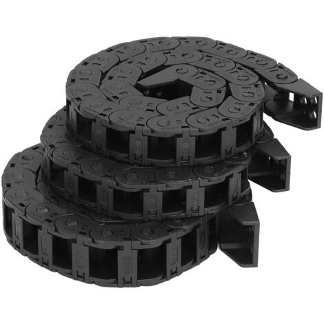 Chaîne Porte-Câbles Nylon 3 Pièces pour Imprimante 3D VORON 2.4, Type Pont à 3 Trous, Chaîne de Traînée de Protection Câbles