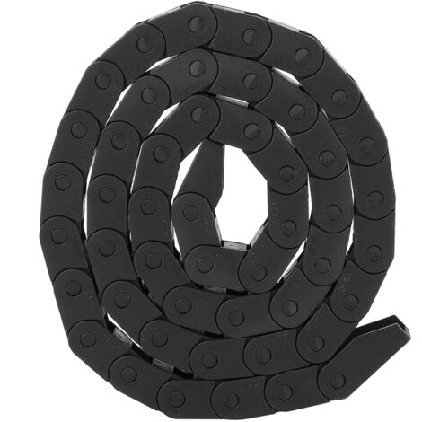 Chaîne porte-fils R18 noir nylon 1 mètre pour CNC imprimante 3D, gaine câble 10x10mm