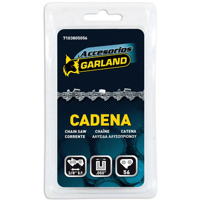 Garland - S.of. chainsaw chain 3/8 b.p 16' 56 e 7103805056