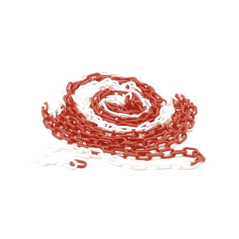 Chaine rouge/blanc - 10 m Perel 1186-10