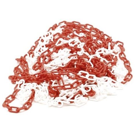 Chaine rouge/blanc - 25 m