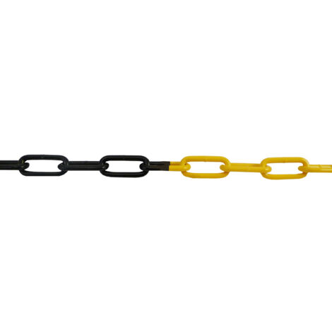 Chaîne RS PRO en Acier Noir/Jaune ( Prix pour 1 )