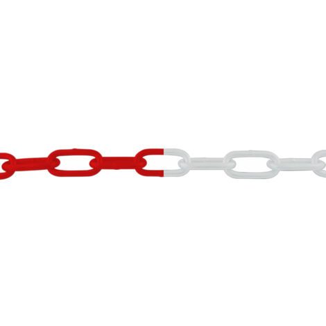 Chaîne RS PRO en Acier Rouge, blanc ( Prix pour 1 )