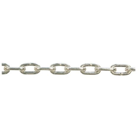 Chaine soudée DIN 5685 Galva A 60 - Bd.30m