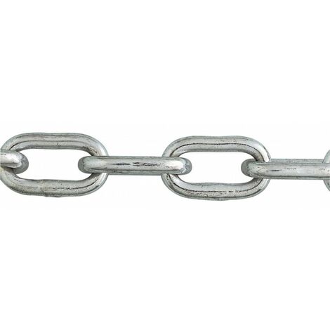 Chaine Soudée Droite Maille Courte Bobine De 25 M - 4mm - 19 X 8mm