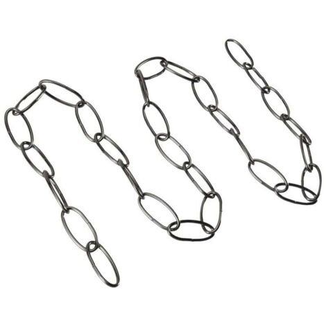 Chaîne Suspendue Lustre Vintage 1M Noir Perle Pour Lampe Robuste