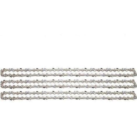 Chaine tronconneuse 3 x Chaînes de tronçonneuses 45cm .325" 68 maillons d'Entraînement 1.6 mm compatible avec Stihl Husqvarna Dolmar Makita et autres accessoire pour tronçonneuse