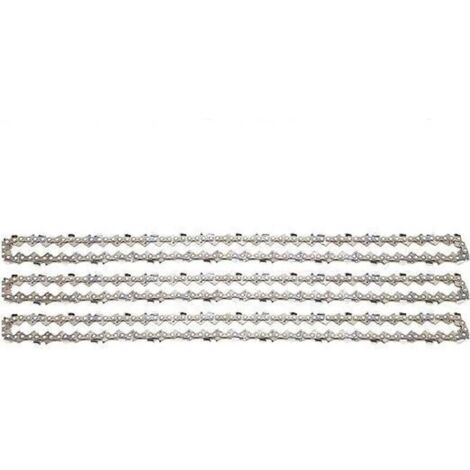 Chaine tronconneuse 3 x Chaînes de tronçonneuses 45cm .325" 68 maillons d'Entraînement 1.6 mm compatible avec Stihl Husqvarna Dolmar Makita et autres accessoire pour tronçonneuse