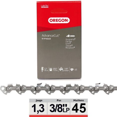 Chaine tronçonneuse Oregon 91PX045E 3/8LP 050 45 dents