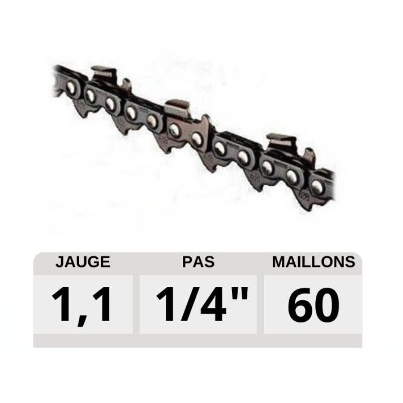 Sabart - Chaine tronçonneuse snk 1/4', 60 maillons pour shindaiwa et echo