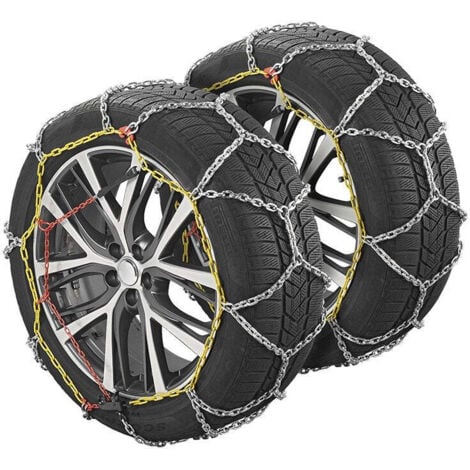 Chaînes Neige 9mm Manuelles - Pneus 215/60 R17, Sécurité Hiver