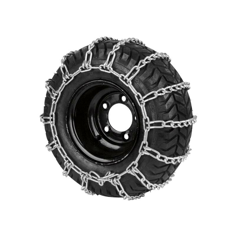 Paire de chaînes à neige de tracteur tondeuse 18x850-8