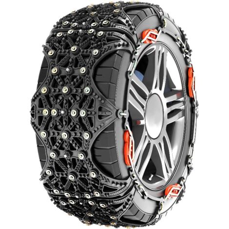 Chaînes à neige antidérapantes TPU 2pcs – Universelles pour pneus – Résistantes au froid et à l'usure – Installation facile pour voitures et SUV