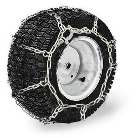 Chaînes à neige pour roues de tracteur à gazon MTD 18x9 5'' 2 unités