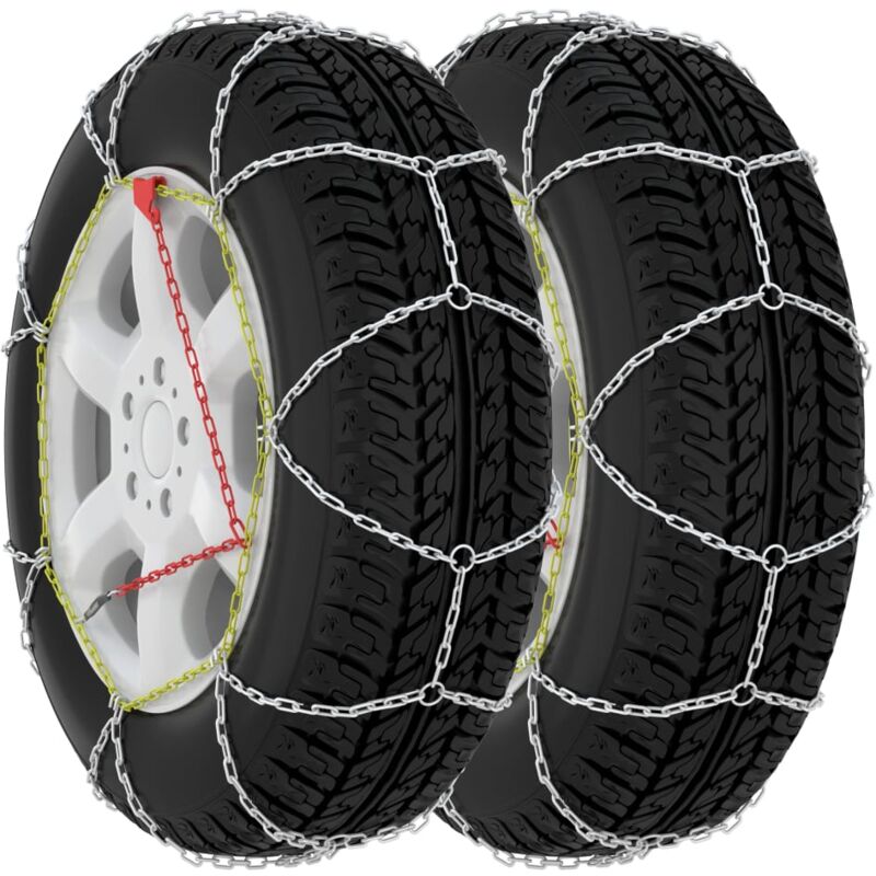 Vidaxl - Chaînes à neige antidérapantes 2 pcs 9 mm KN70