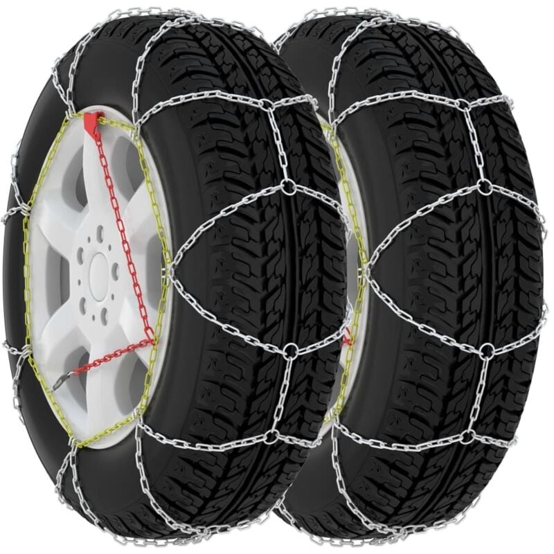 Vidaxl - Chaînes antidérapantes 2 pcs 9 mm KN80