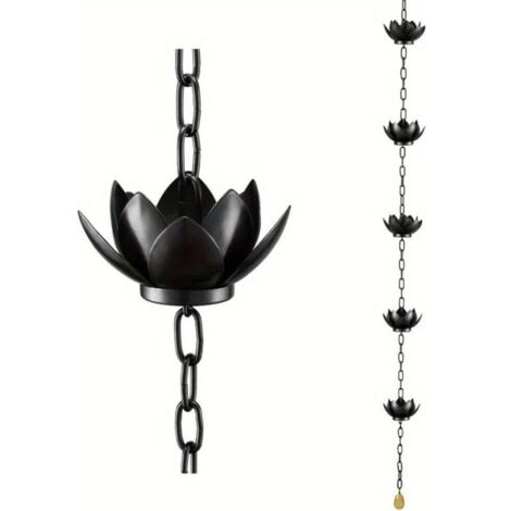 Chaînes de pluie pour gouttières, remplacement de gouttières, déflecteurs de gouttières, décoration extérieure