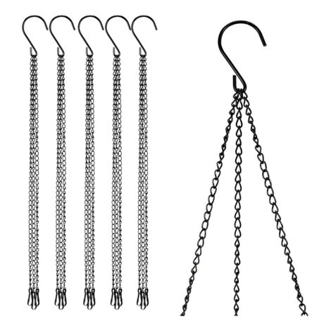 chaînes de suspension pour pots de fleurs, supports pour plantes